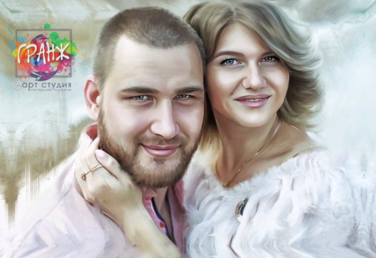 Где заказать портрет по фотографии на холсте в Таганроге